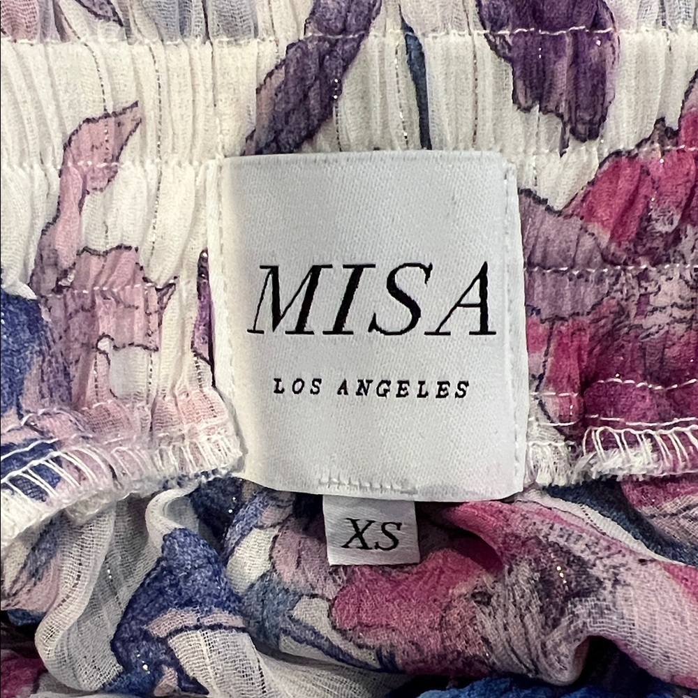 MISA Floral Ruffle Skirt - Multicolor SIZE XS - Picture 2 of 8